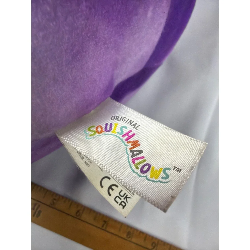 Squishmallows Easton Angler Fish Plush Kids 12 Inch Purple Galaxy Sea Life Toy